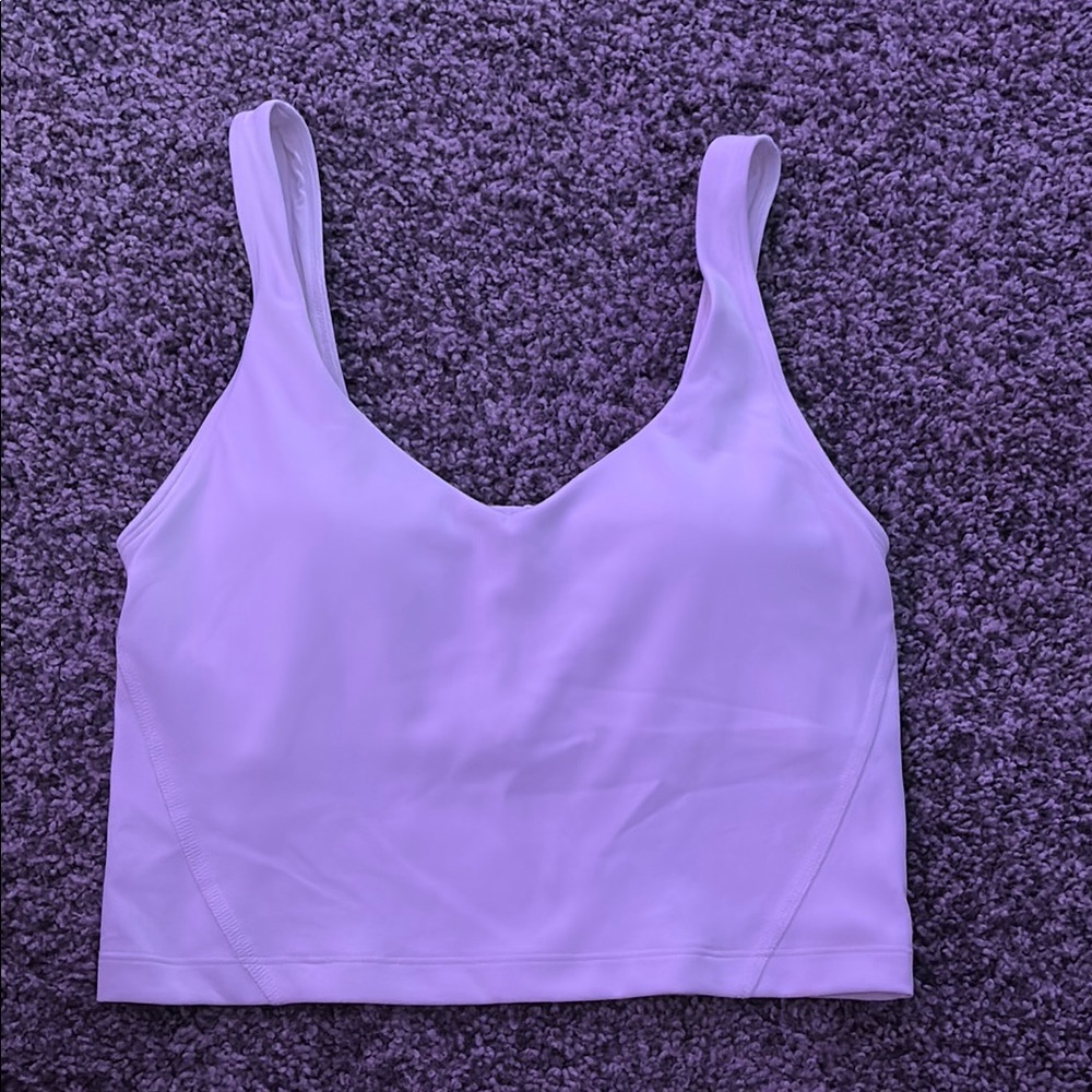 White Align Tank Top
